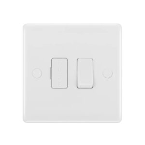 BG NEXUS SWITCHED FUSED SPUR FLEX OUTLET WHITE 851