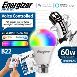 ENERGIZER SMART LED GLS B22 BC RGB + CCT 9.2W