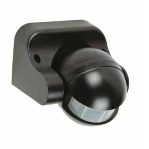 IP44 WATERPROOF ADJUSTABLE INDOOR OUTDOOR 180 Black PIR Lights lighting SENSOR