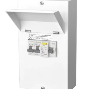 DANSON GARAGE CONSUMER UNIT RCD WITH 6A+32A MCBS