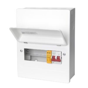 DANSON CONSUMER UNIT 5 WAY 100A MAIN SWITCH WITH SPD