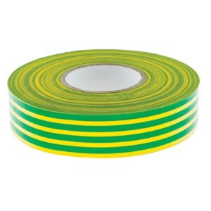 GREEN / YELLOW INSULATION TAPE 33 METRE X 19MM