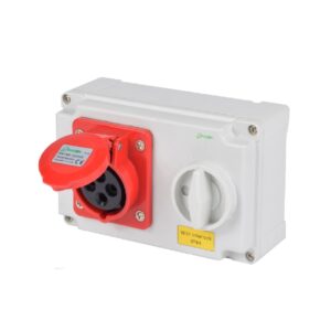 DANSON INTERLOCK SWITCH 32A 5 PIN 380-415 RED