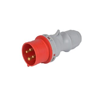 DANSON INDUSTRIAL PLUG 16A 4 PIN 380-415 IP44 RED