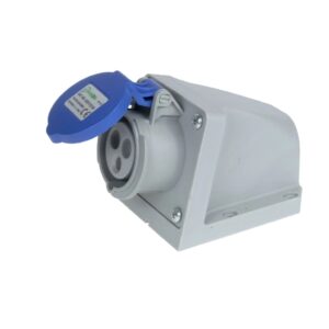 DANSON SOCKET SURFACE 16A 3 PIN 220-240V IP44 BLUE