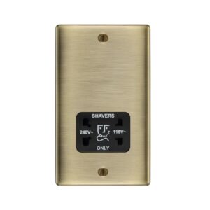 BG NEXUS SHAVER SOCKET ANTIQUE BRASS