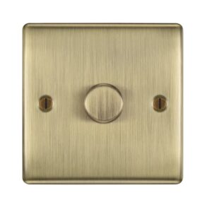 BG NEXUS 1G 2 WAY LED DIMMER SWITCH ANTIQUE BRASS