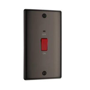 BG NEXUS 2G 45A SWITCH BLACK NICKEL