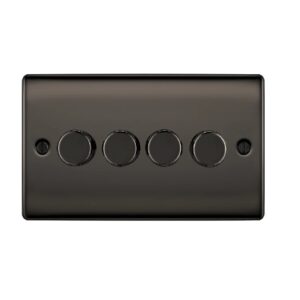 BG NEXUS 4G 2 WAY LED DIMMER SWITCH BLACK NICKEL