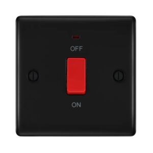 BG NEXUS 1G 45A SWITCH NEON MATT BLACK