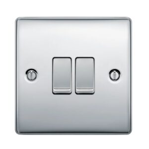 BG NEXUS 2G 2 WAY SWITCH POLISHED CHROME