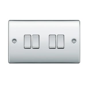 BG NEXUS 4G 2 WAY SWITCH POLISHED CHROME