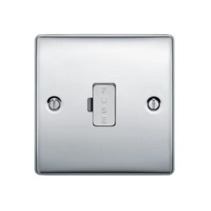 BG NEXUS UNSWITCHED FUSED SPUR FCU POLISHED CHROME
