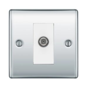BG NEXUS SATELLITE SOCKET POLISHED CHROME