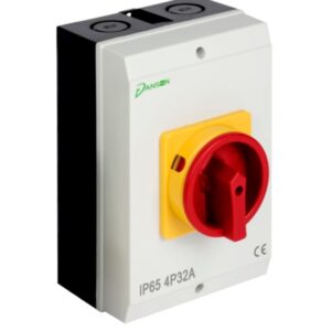 DANSON 32A 4 POLE ROTARY ISOLATOR TALL SWITCH IP65