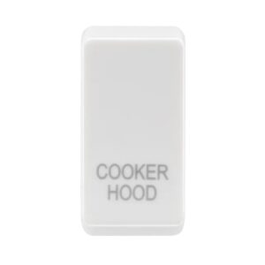 BG GRID ROCKER COVER COOKER HOOD WHITE
