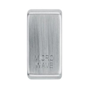 BG GRID BRUSHED CHROME ROCKER COVER MICROWAVE