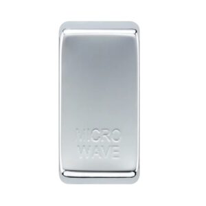 BG GRID POLISHED CHROME ROCKER COVER MICROWAVE