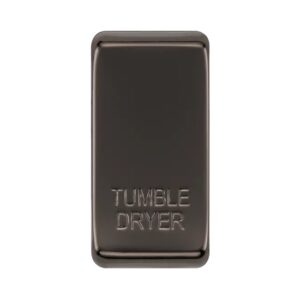 BG GRID BLACK NICKEL ROCKER COVER TUMBLE DRYER
