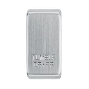 BG GRID BRUSHED CHROME ROCKER COVER TUMBLE DRYER