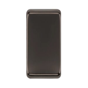 BG GRID BLACK NICKEL ROCKER COVER BLANK