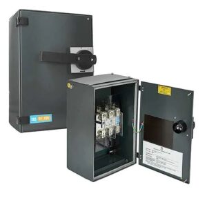 CED SWITCH FUSE ISOLATOR 100A TRIPPLE POLE & NEUTRAL 415V, WITH FUSES