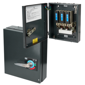 CED SWITCH FUSE ISOLATOR 63A TRIPPLE POLE & NEUTRAL 415V, WITH FUSES