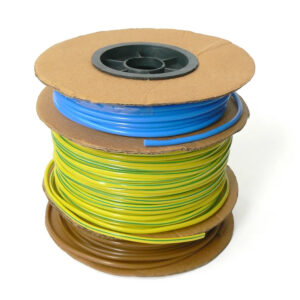 3mm DRUM MIXED SLEEVING GREEN / YELLOW - BROWN - BLUE