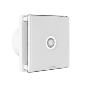 AIRMASTER 4" DECROTIVE EXTRACTOR FAN GLASS LED WITH PIR SENSOR