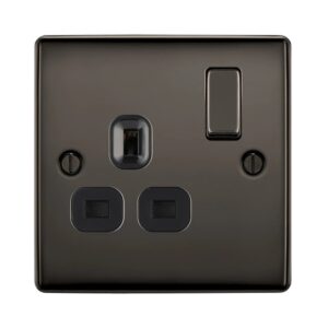 BG NEXUS SINGLE SOCKET BLACK NICKEL
