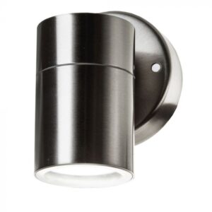 V-TAC GU10 OUTDOOR WALL LIGHT STAINLESS STEEL- 1 WAY IP44
